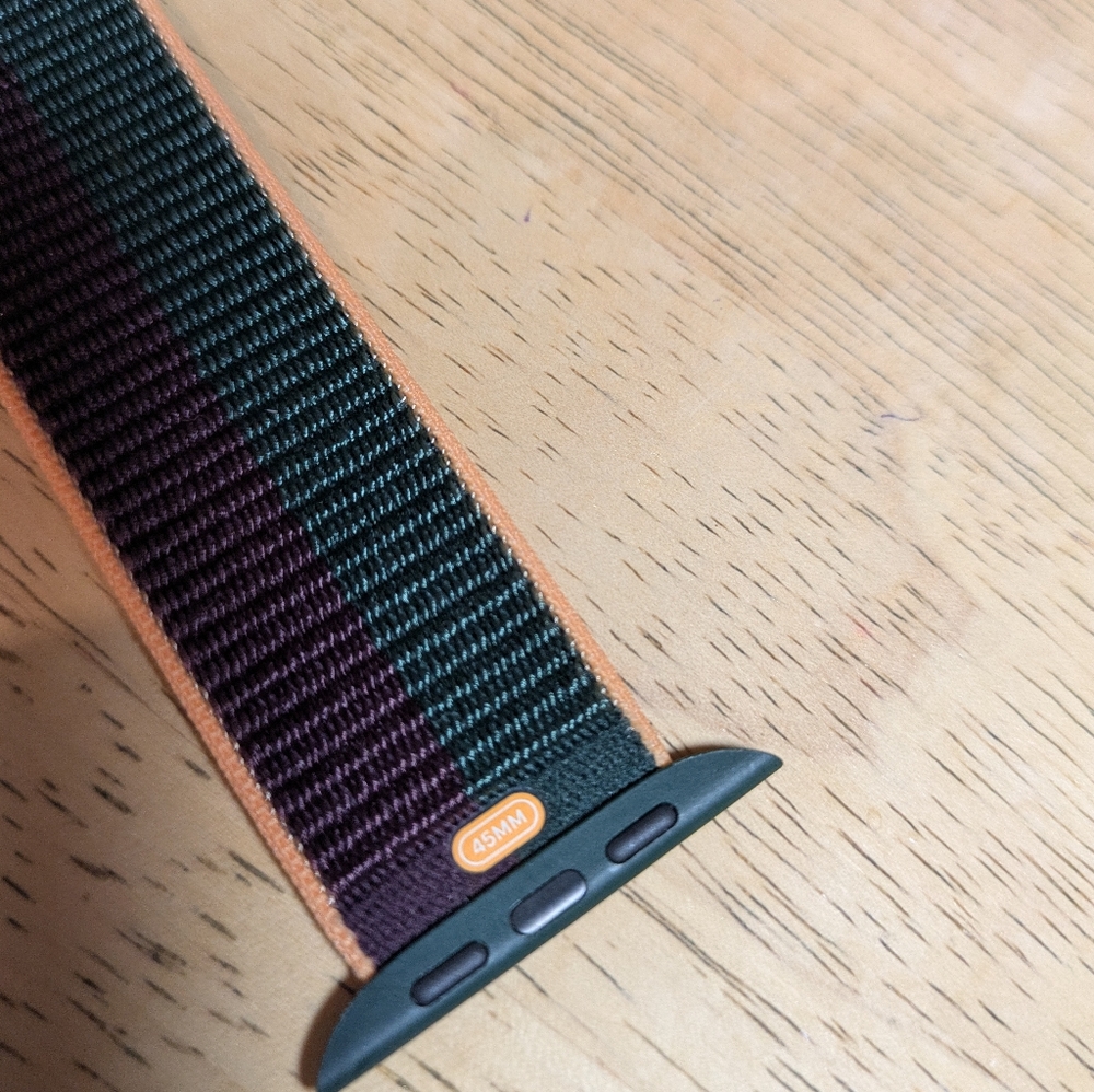 Apple Green And Plum Sport Loop 45 mm